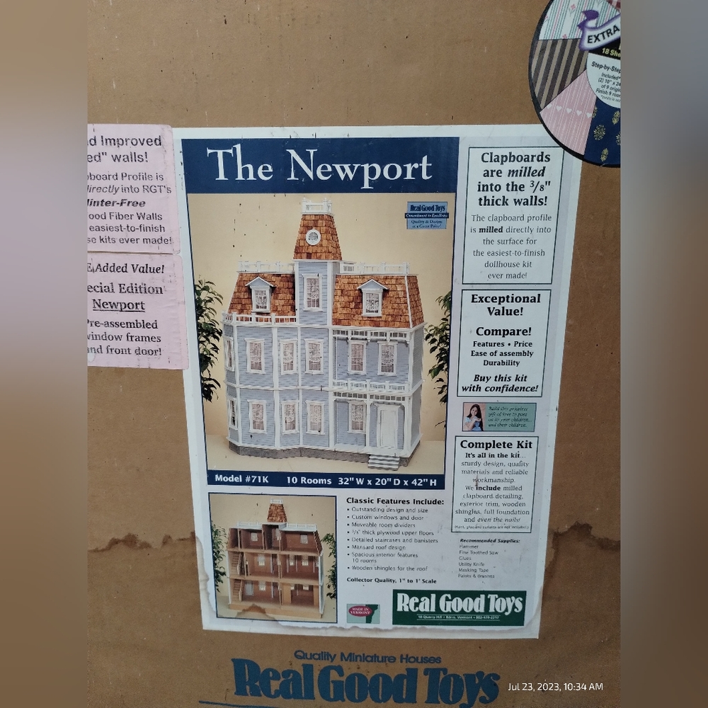 The Newport dollhouse.